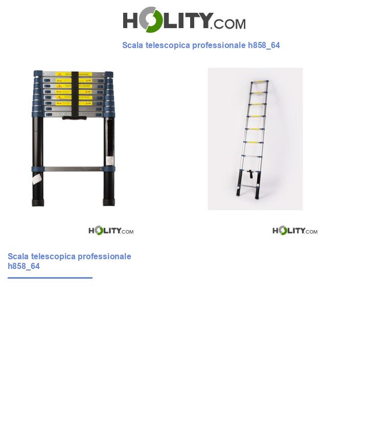 Scala telescopica professionale h858_64