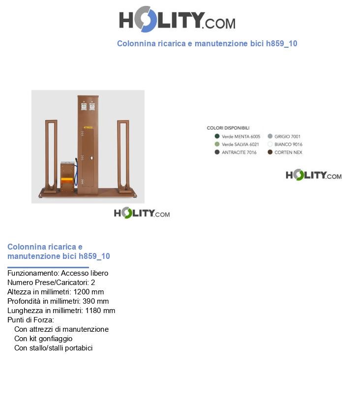 Colonnina ricarica e manutenzione bici h859_10
