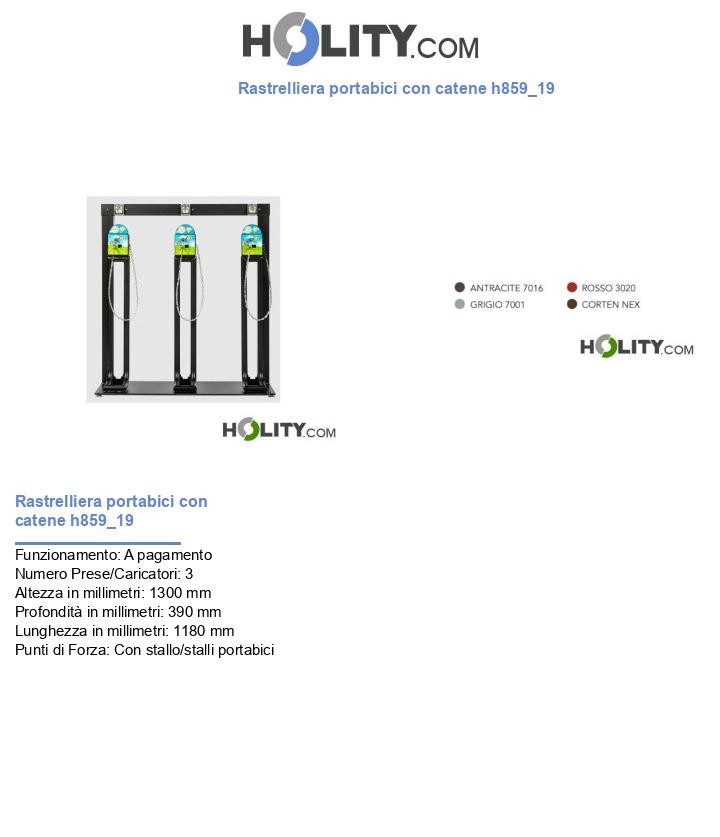Rastrelliera portabici con catene h859_19