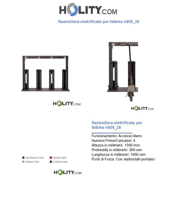 Rastrelliera elettrificata per fatbike h859_26