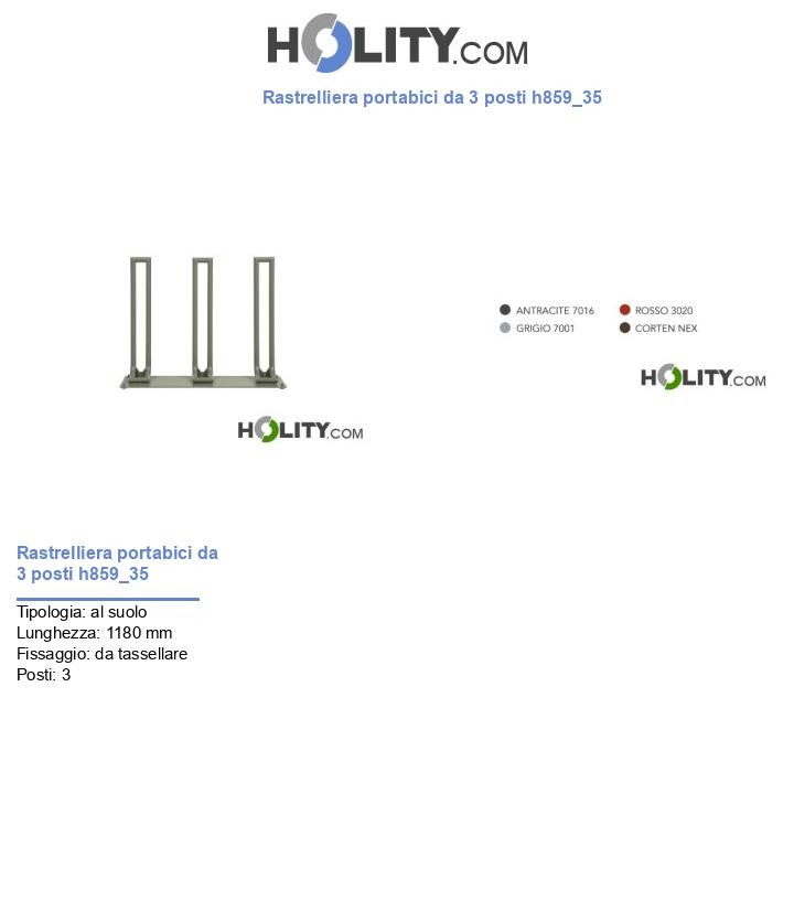 Rastrelliera portabici da 3 posti h859_35