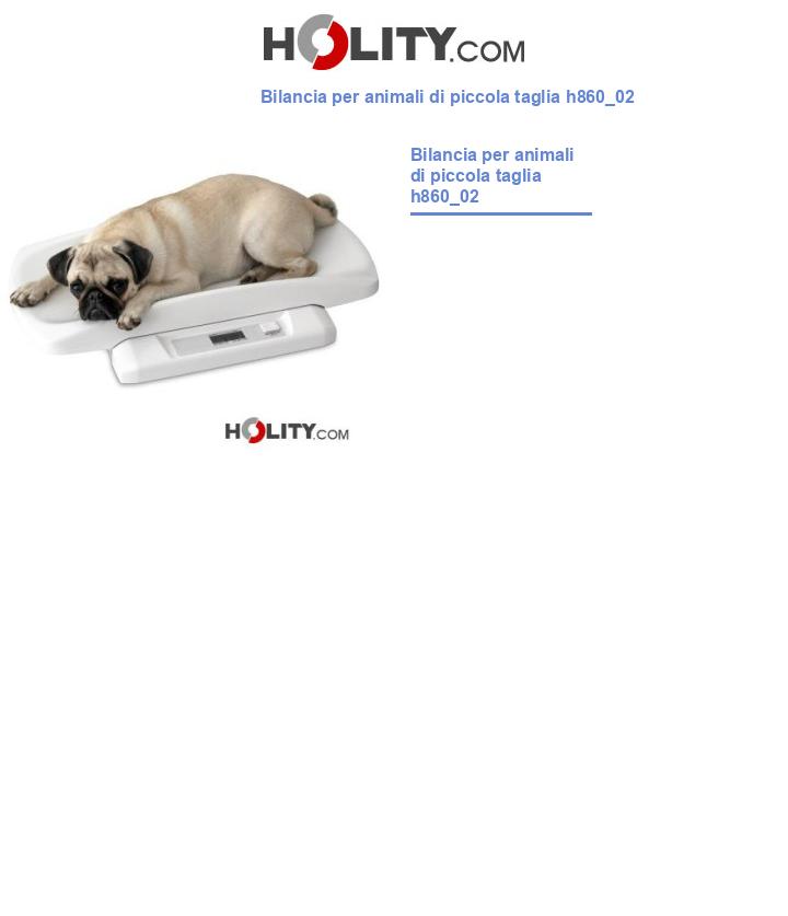 Bilancia per animali di piccola taglia h860_02