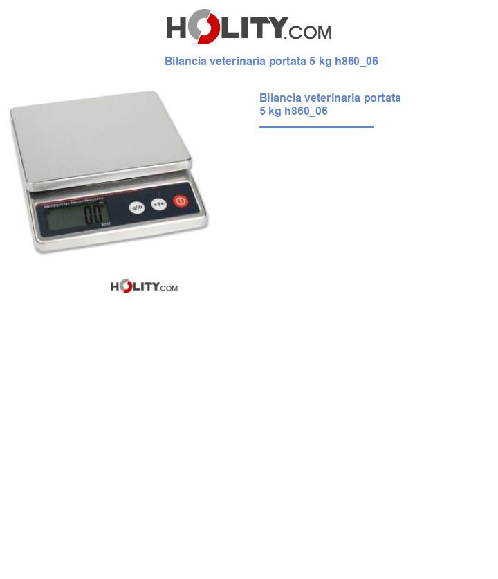Bilancia veterinaria portata 5 kg h860_06