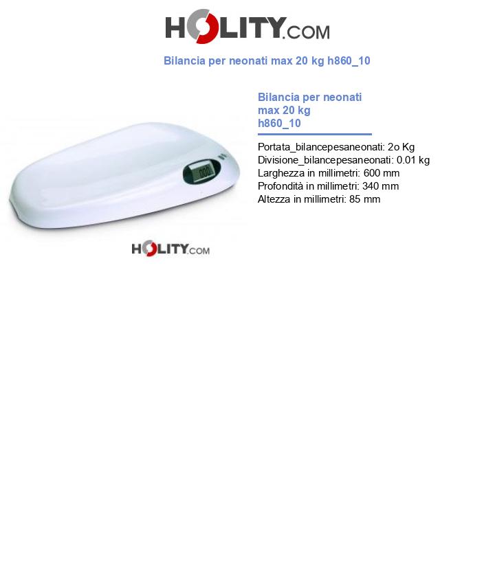 Bilancia per neonati max 20 kg h860_10