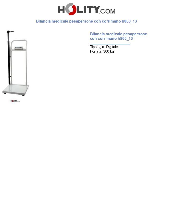 Bilancia medicale pesapersone con corrimano h860_13