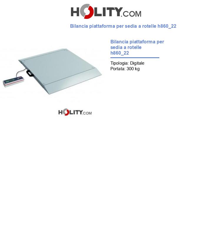 Bilancia piattaforma per sedia a rotelle h860_22