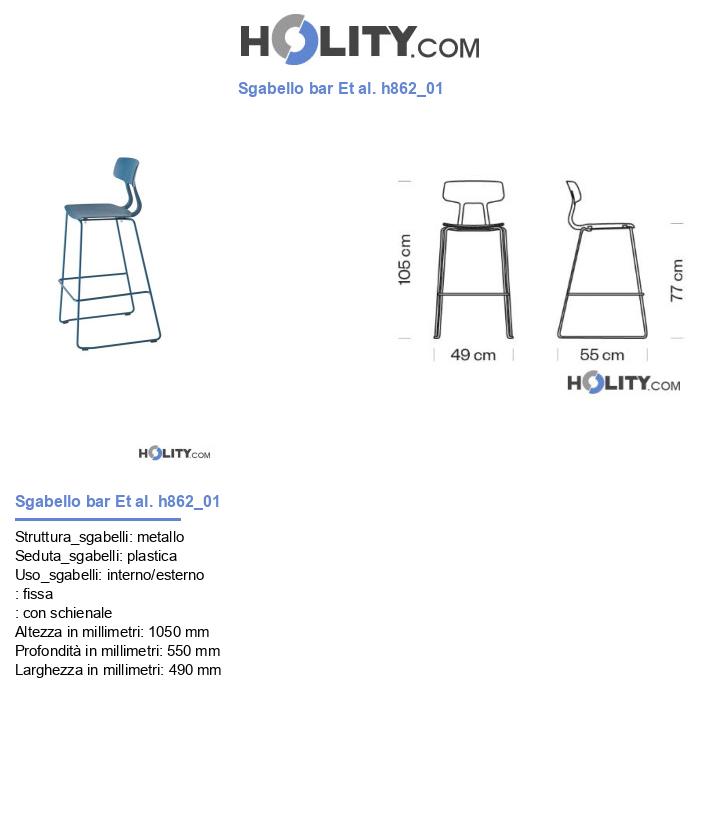 Sgabello bar Et al. h862_01