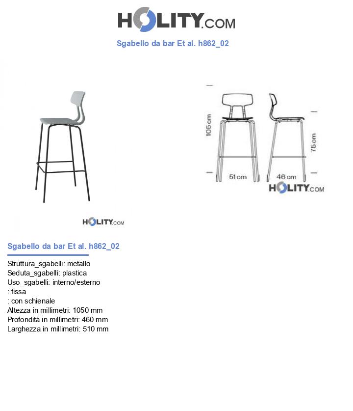 Sgabello da bar Et al. h862_02