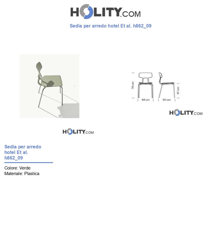 Sedia per arredo hotel Et al. h862_09