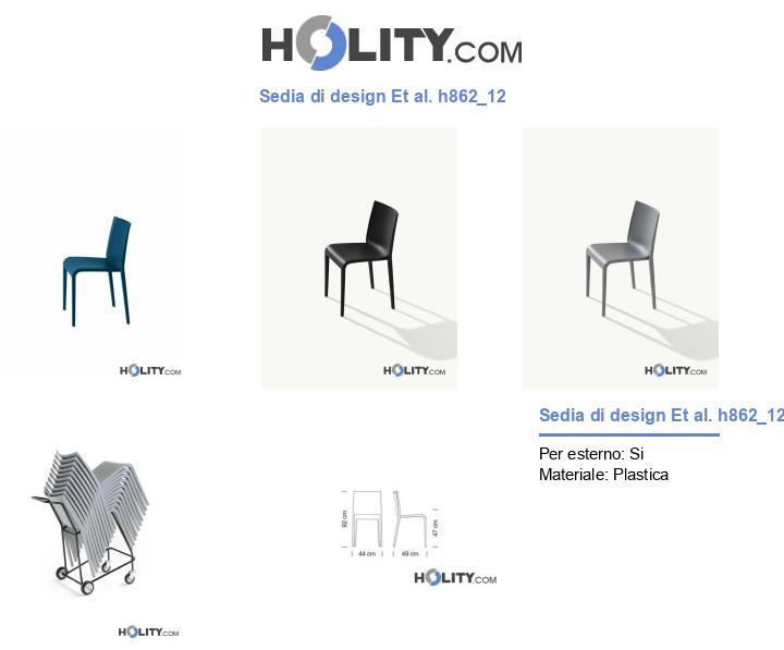 Sedia di design Et al. h862_12