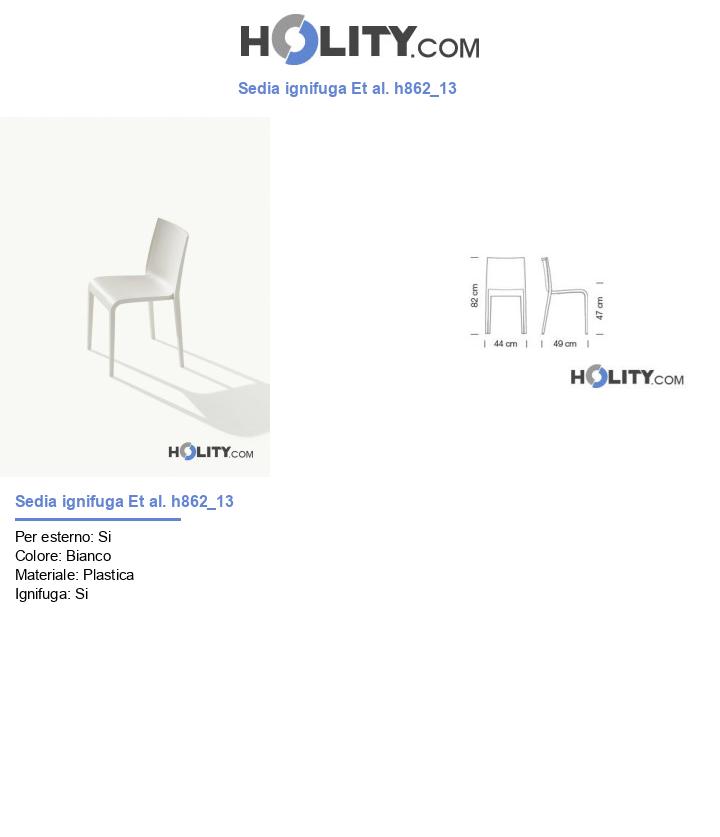 Sedia ignifuga Et al. h862_13