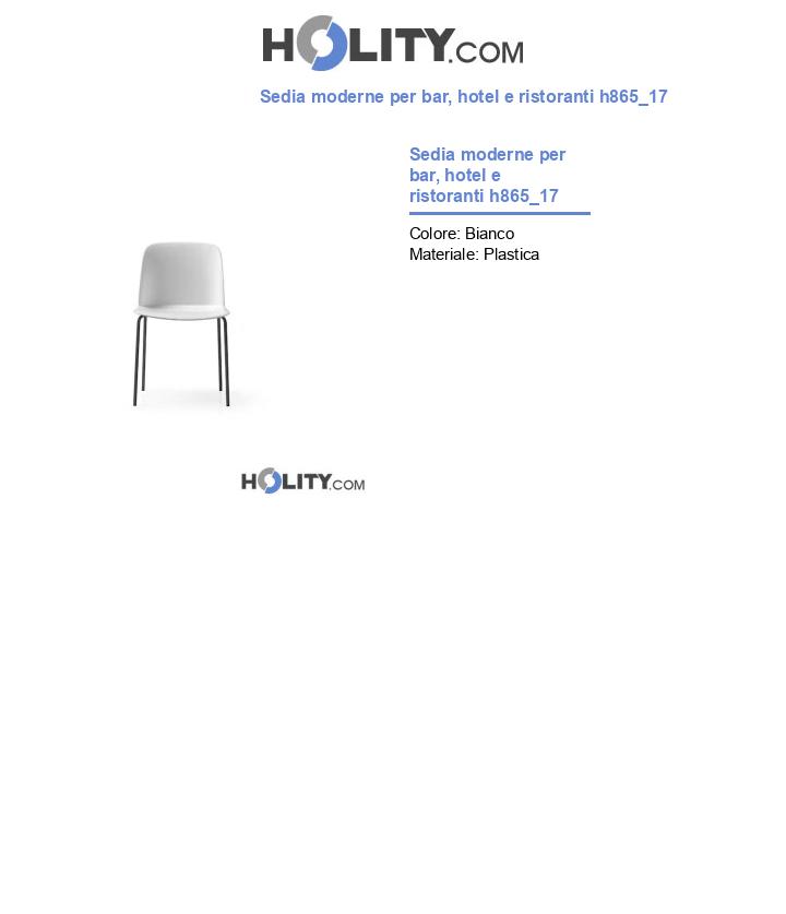 Sedia moderne per bar, hotel e ristoranti h865_17
