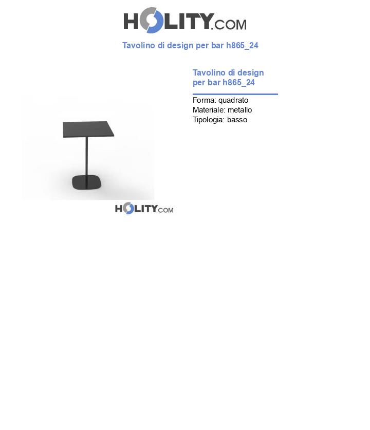 Tavolino di design per bar h865_24