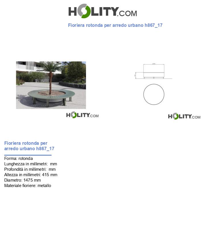 FIORIERA ROTONDA Cm 135 - Bellini Trading - Foto 5