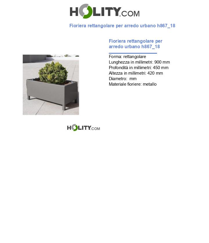 Fioriera rettangolare per arredo urbano h867_18