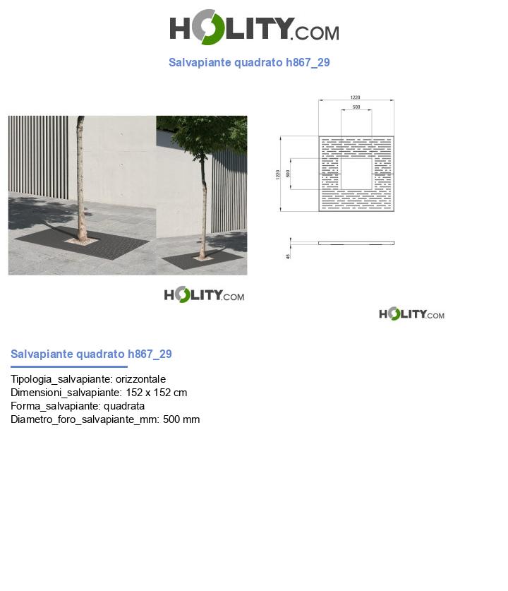 Salvapiante quadrato h867_29
