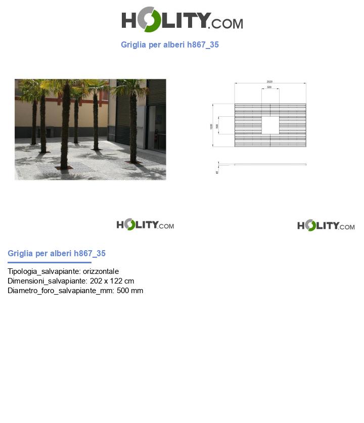 Griglia per alberi h867_35