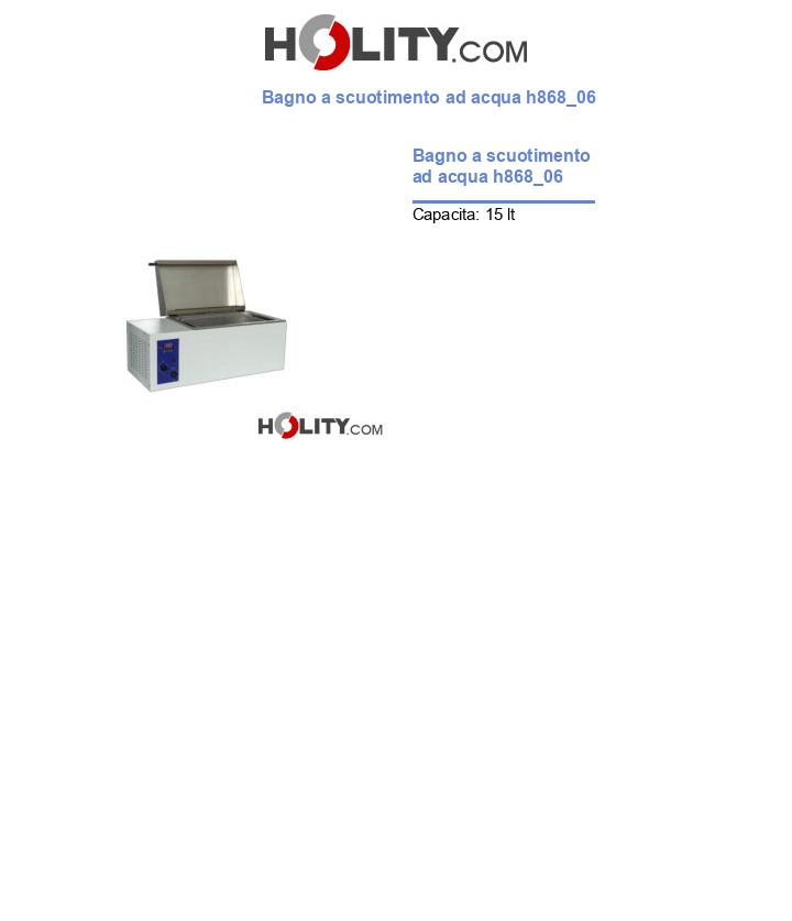 Bagno a scuotimento ad acqua h868_06