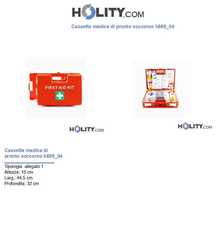 Cassetta medica di pronto soccorso h869_04