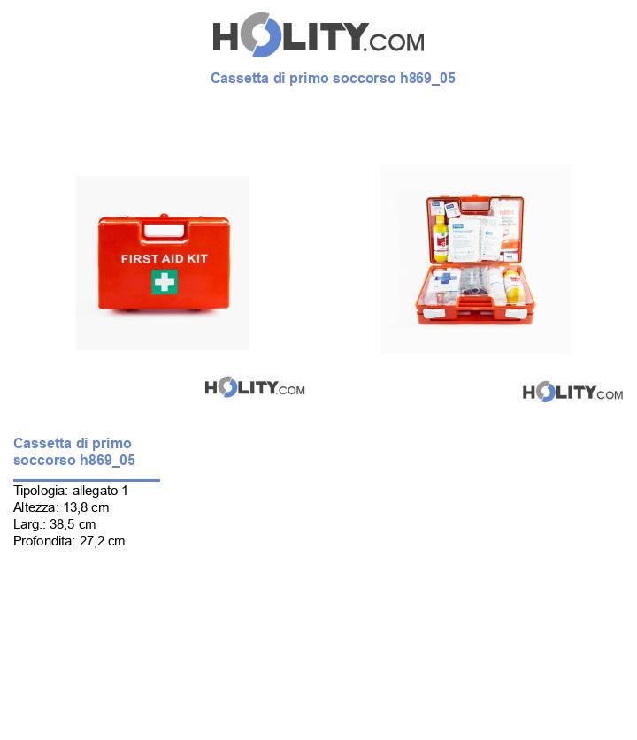 Cassetta di primo soccorso h869_05