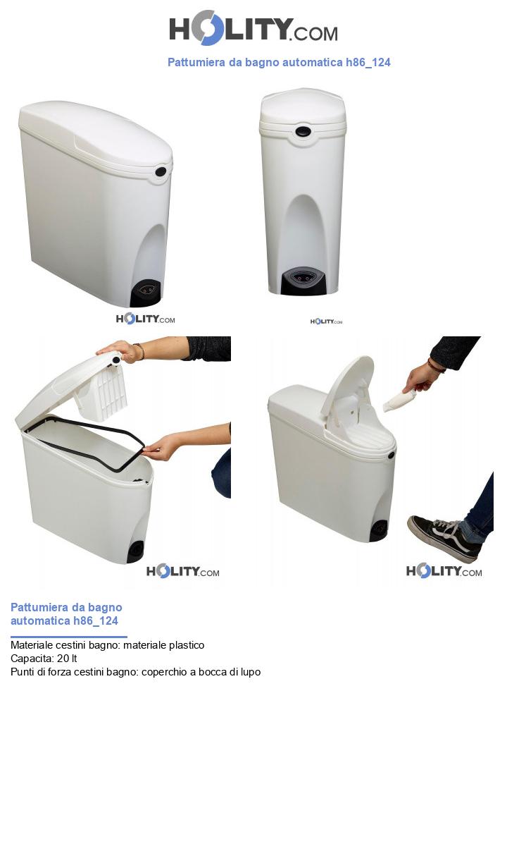 Pattumiera da bagno automatica h86_124