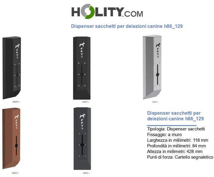 Dispenser sacchetti per deiezioni canine h86_129