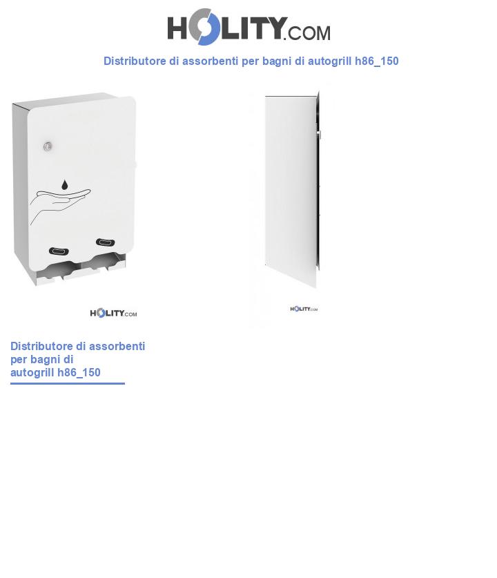 Distributore di assorbenti per bagni di autogrill h86_150