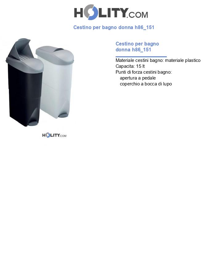Cestino per bagno donna h86_151