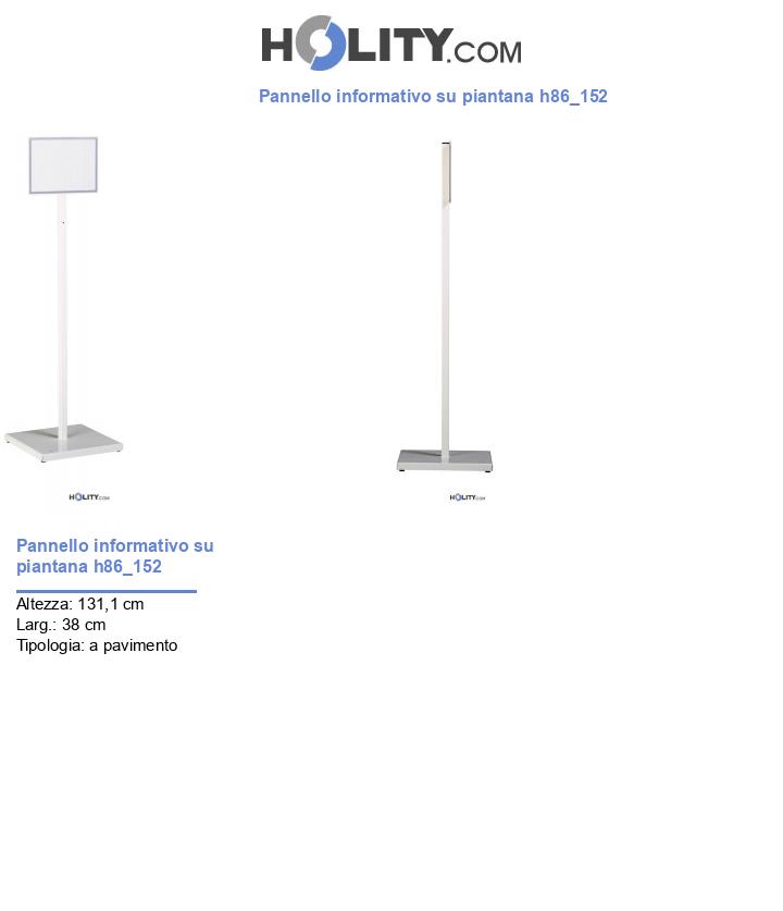 Pannello informativo su piantana h86_152