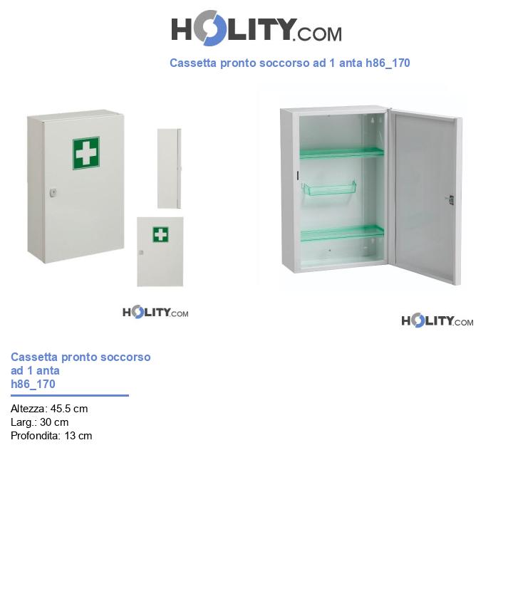 Cassetta pronto soccorso ad 1 anta h86_170