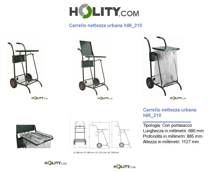 Carrello nettezza urbana h86_210