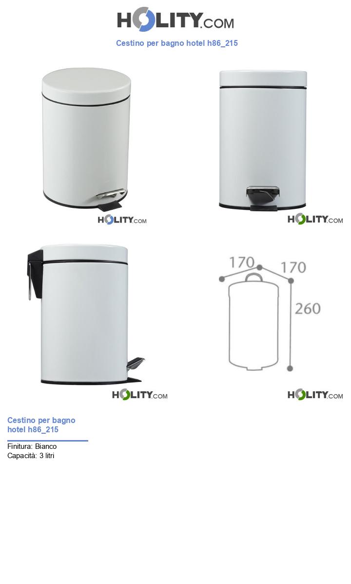 Cestino per bagno hotel h86_215