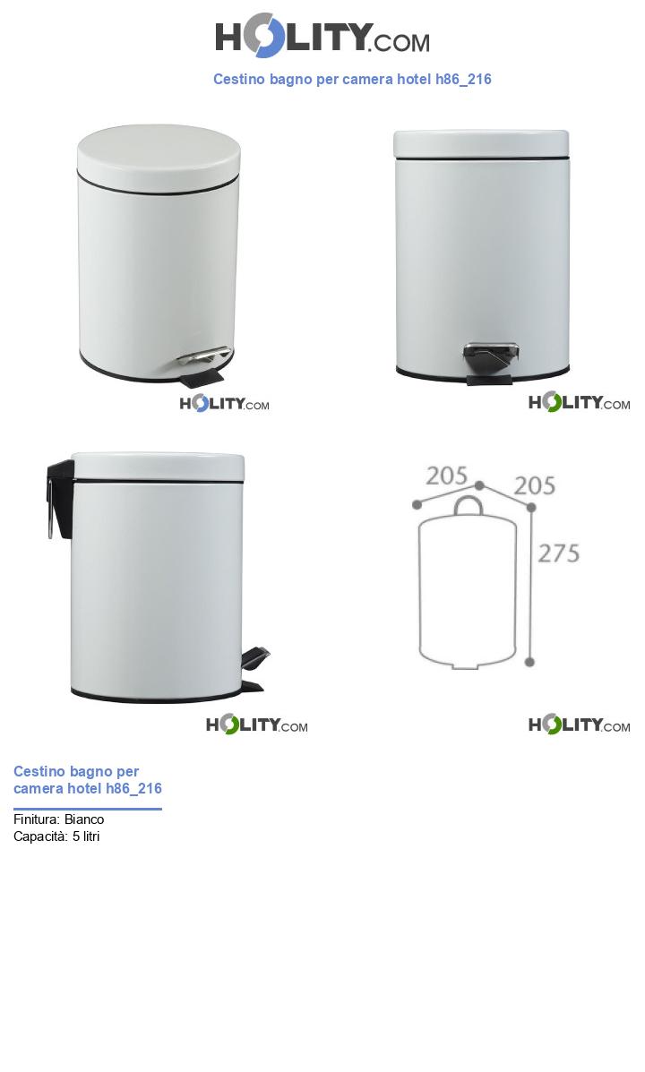 Cestino bagno per camera hotel h86_216