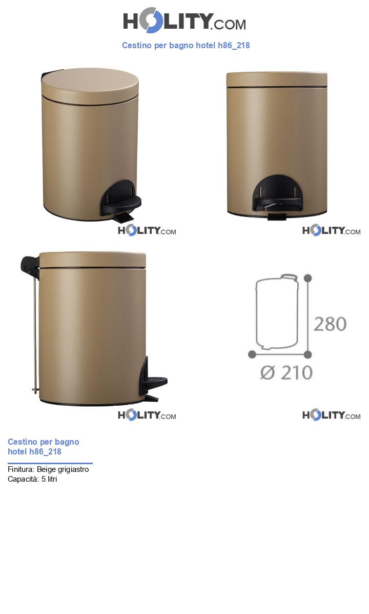 Cestino per bagno hotel h86_218