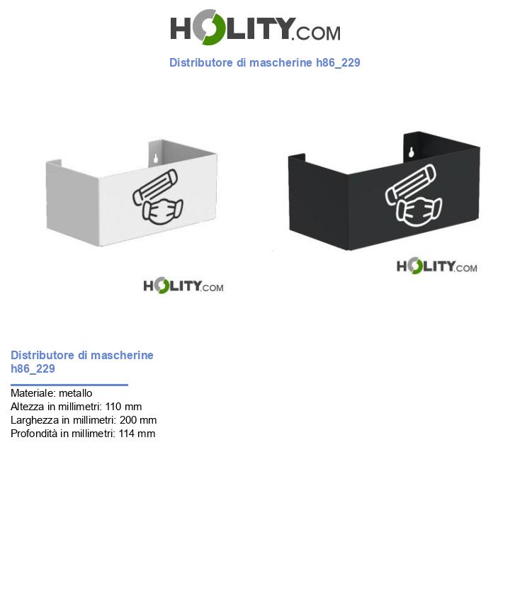 Distributore di mascherine h86_229
