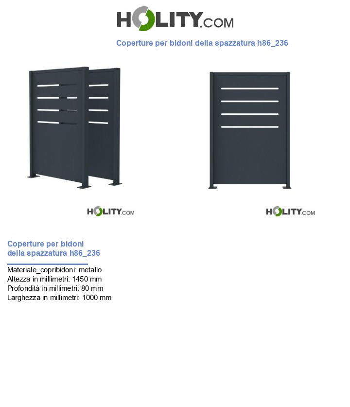 Coperture per bidoni della spazzatura h86_236