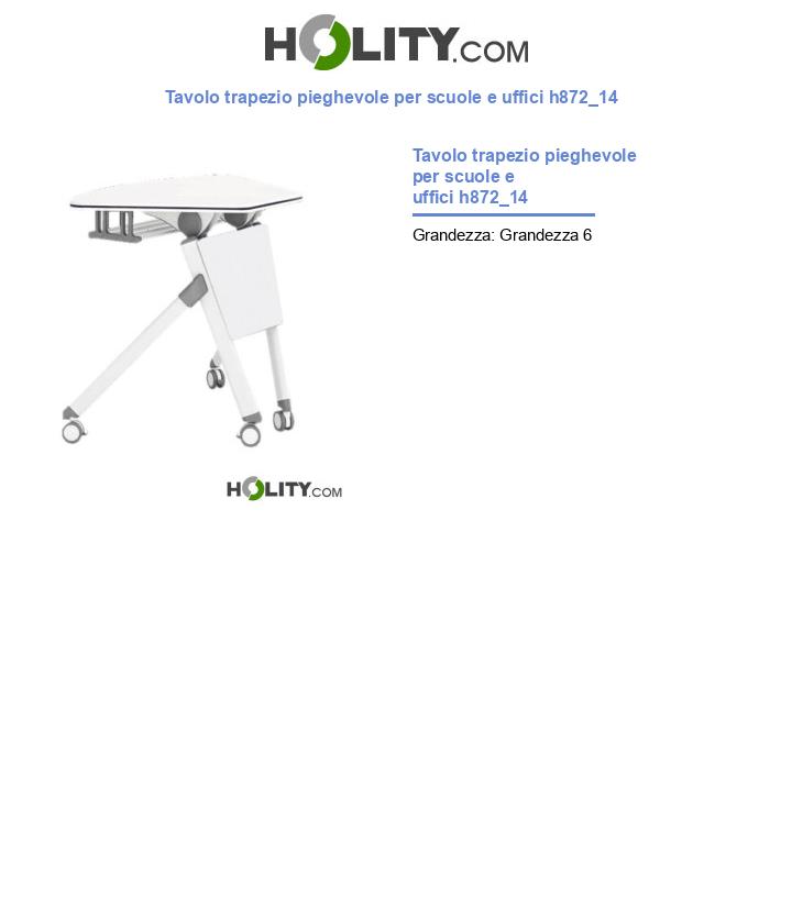 Tavolo trapezio pieghevole per scuole e uffici h872_14