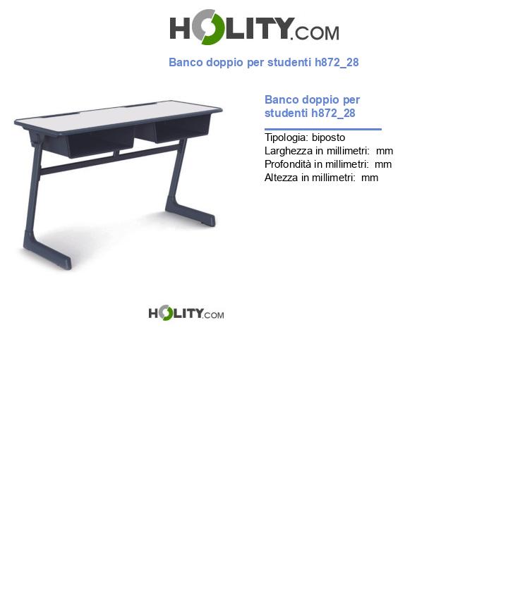 Banco doppio per studenti h872_28