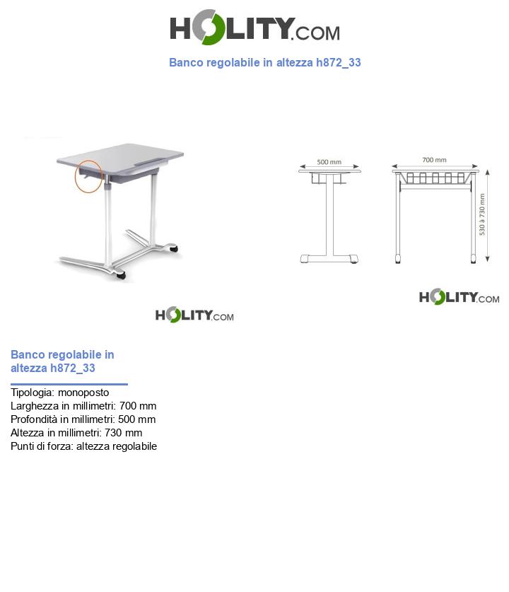 Banco regolabile in altezza h872_33