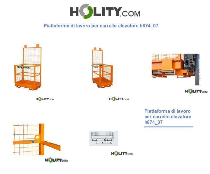 Piattaforma di lavoro per carrello elevatore h874_07
