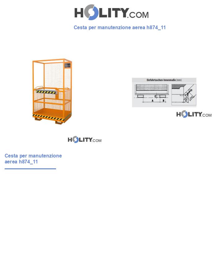 Cesta per manutenzione aerea h874_11