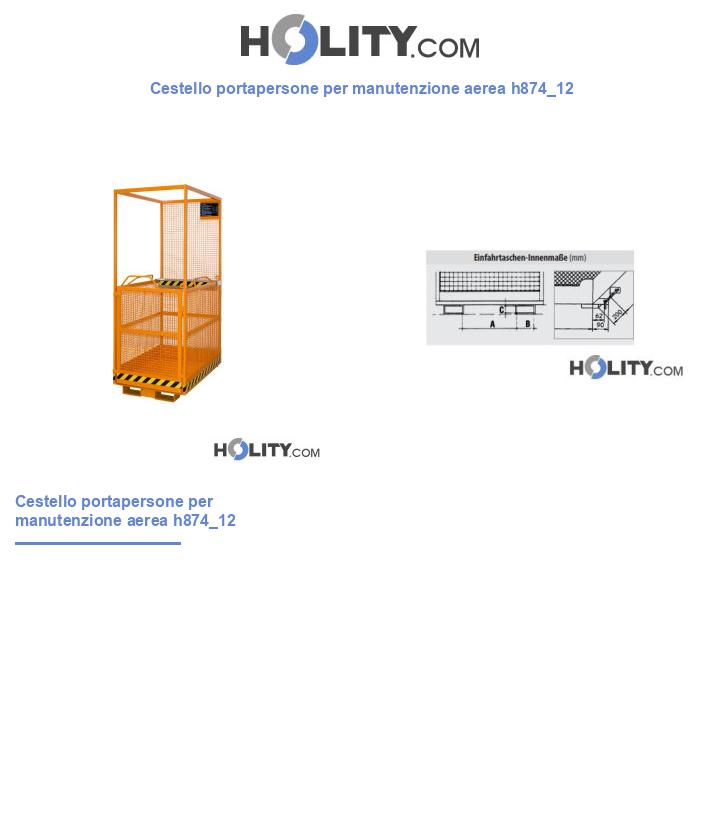 Cestello portapersone per manutenzione aerea h874_12