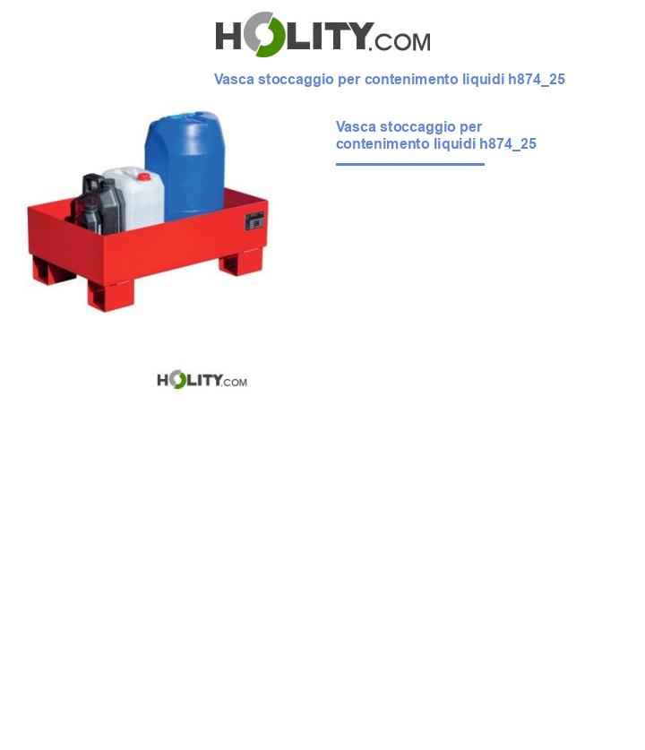 Vasca stoccaggio per contenimento liquidi h874_25