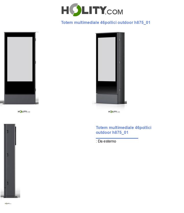 Totem multimediale 46pollici outdoor h875_01