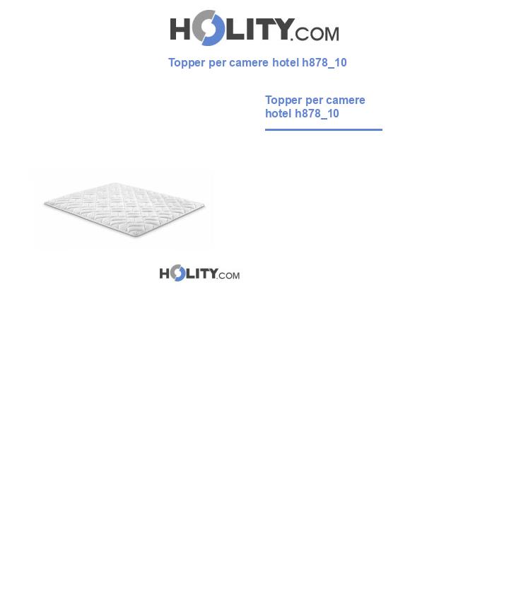 Topper per camere hotel h878_10