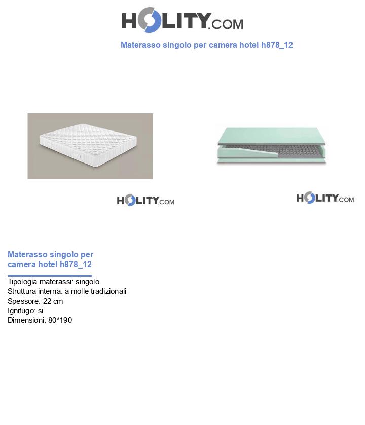 Materasso singolo per camera hotel h878_12