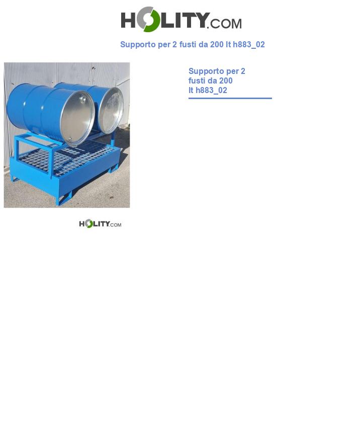 Supporto per 2 fusti da 200 lt h883_02