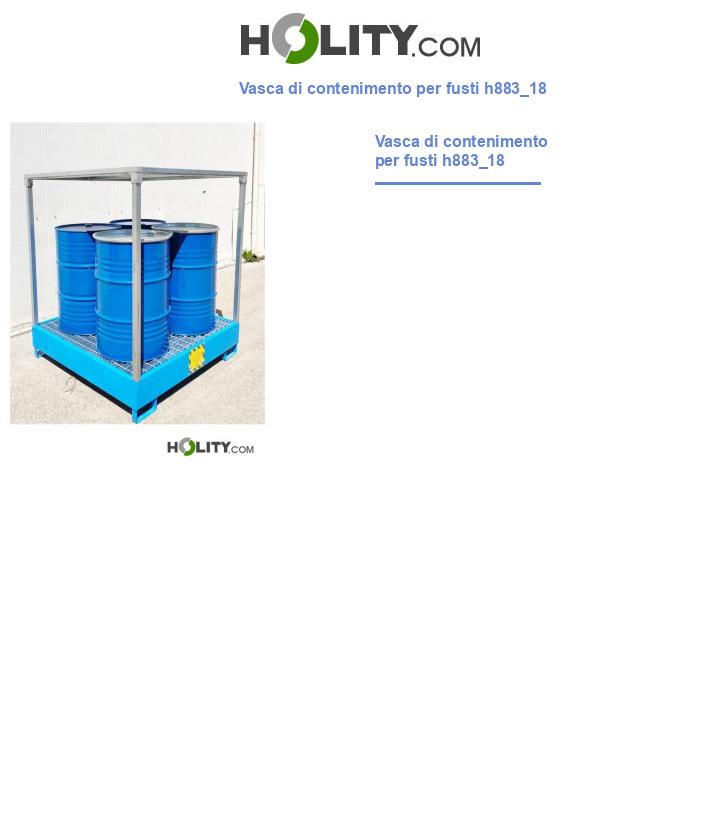 Vasca di contenimento per fusti h883_18
