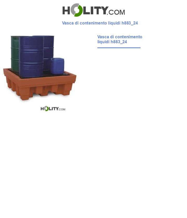 Vasca di contenimento liquidi h883_24