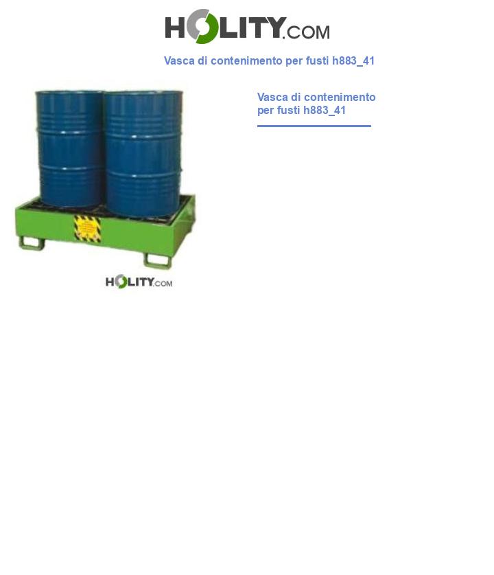 Vasca di contenimento per fusti h883_41